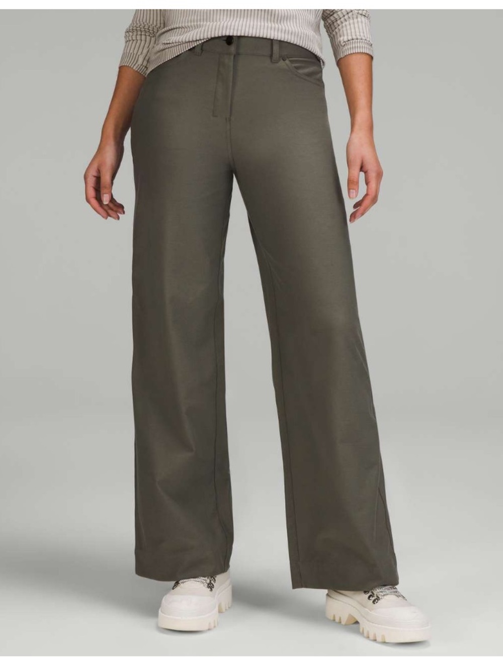 Lululemon City Sleek 5 Pocket High-Rise Wide-Leg Pant *Light Utilitech